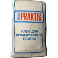 Клей для плитки BERGAUF Praktik усиленный 30 кг