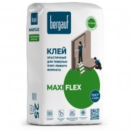 Клей эластичный BERGAUF Maxiflex для тяжелых плит любого формата 25 кг