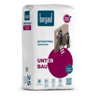 Штукатурка цементная BERGAUF Unter Bau 25 кг